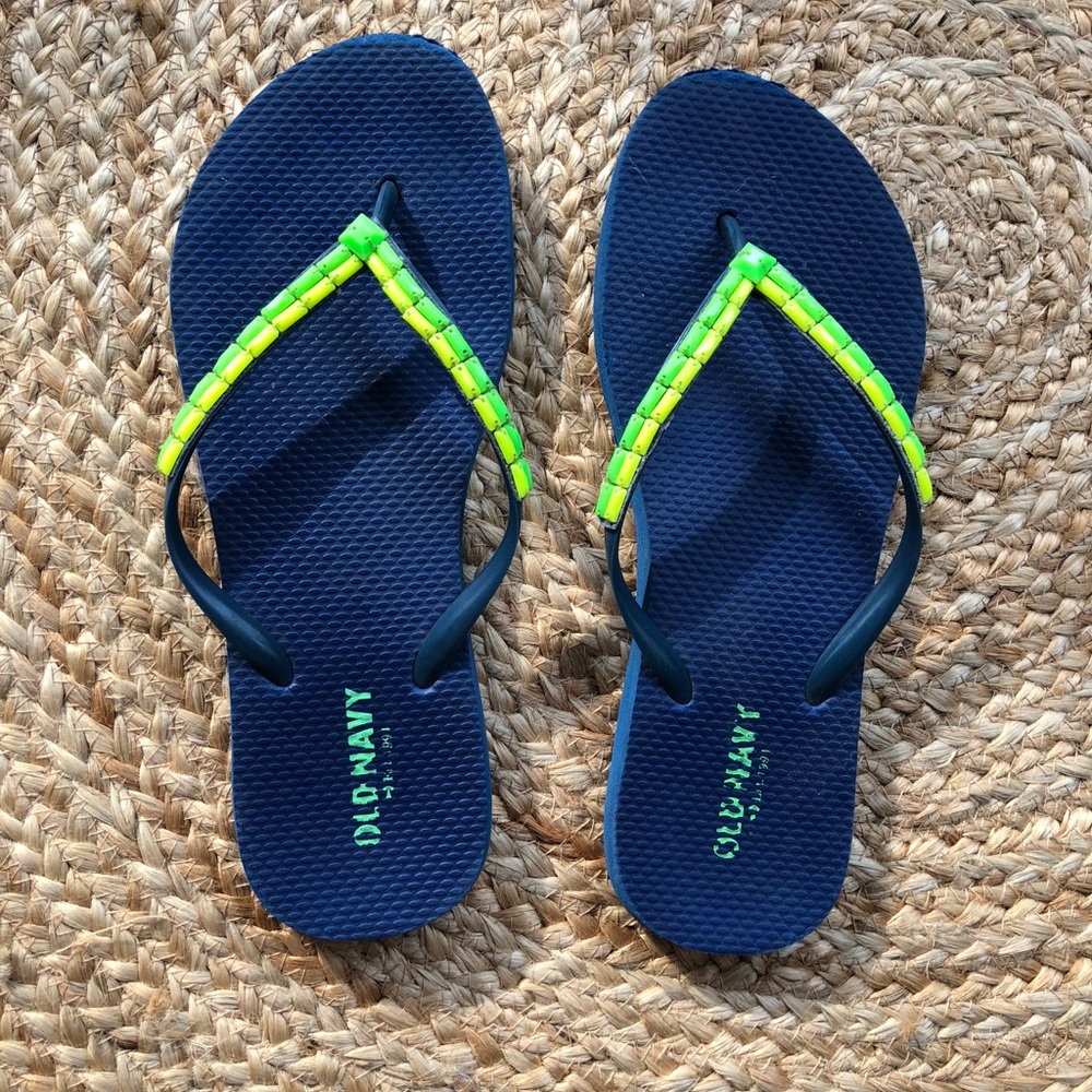 Old navy flip flops!